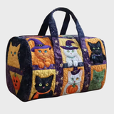 Halloweenowe koty – torba podróżna | Alexandra