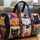 Halloweenowe koty – torba podróżna | Alexandra