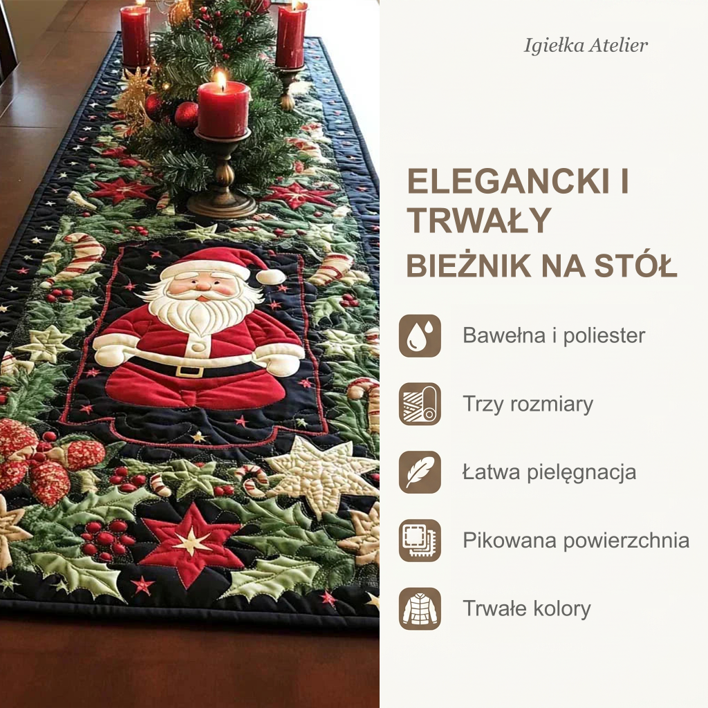 Cechy bieżnika na stół