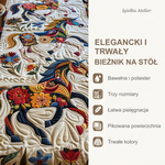 Cechy bieżnika na stół