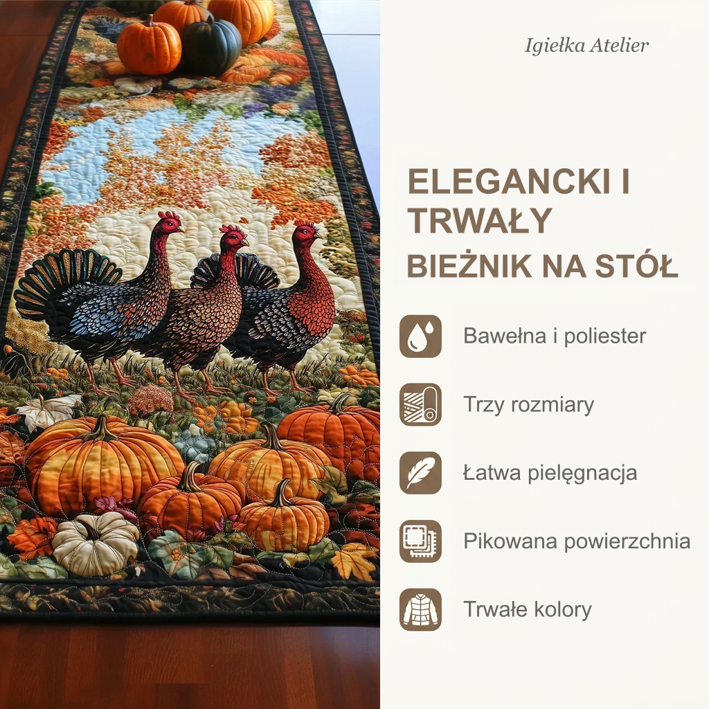 Cechy bieżnika na stół