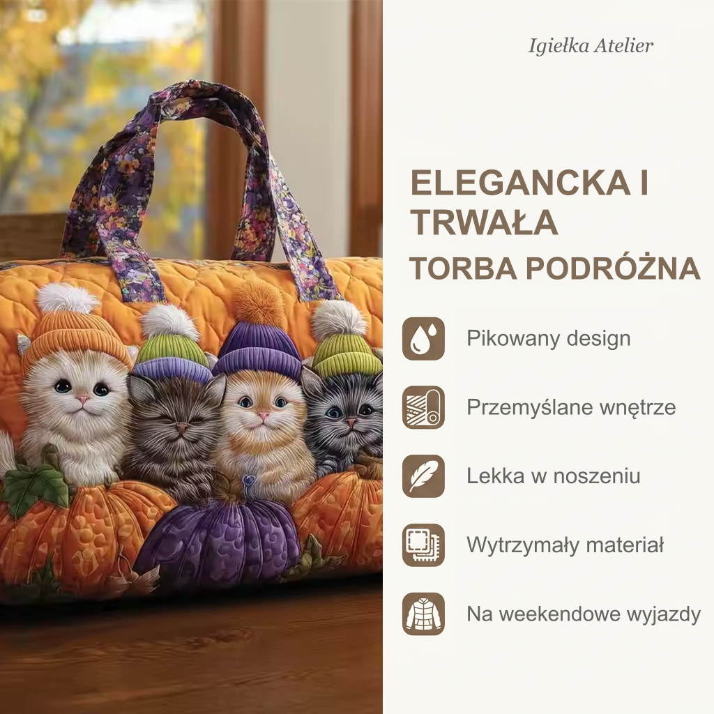Cechy torby podróżnej