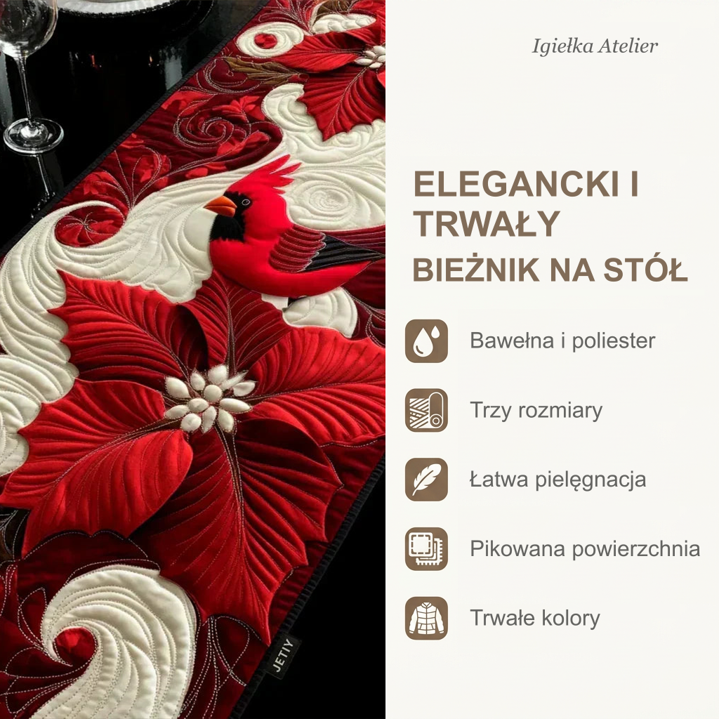 Cechy bieżnika na stół
