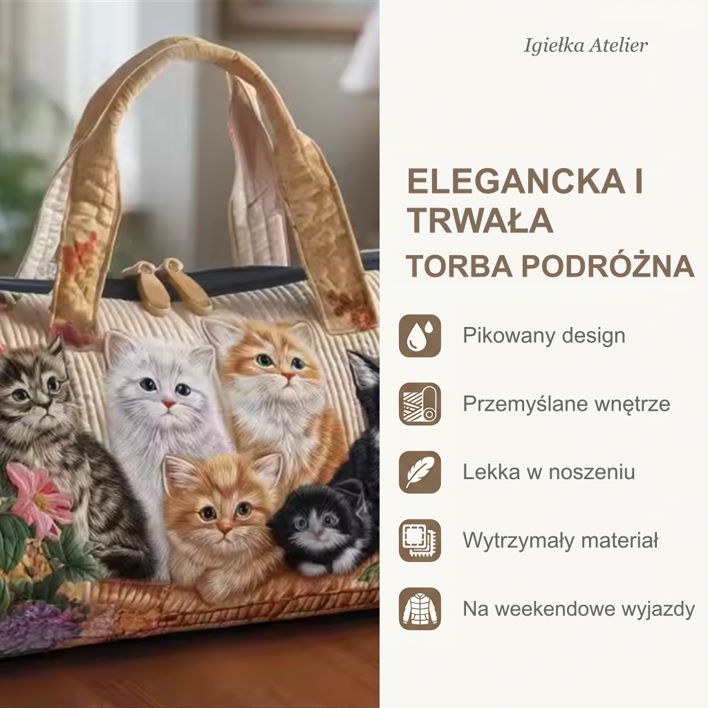 Cechy torby podróżnej
