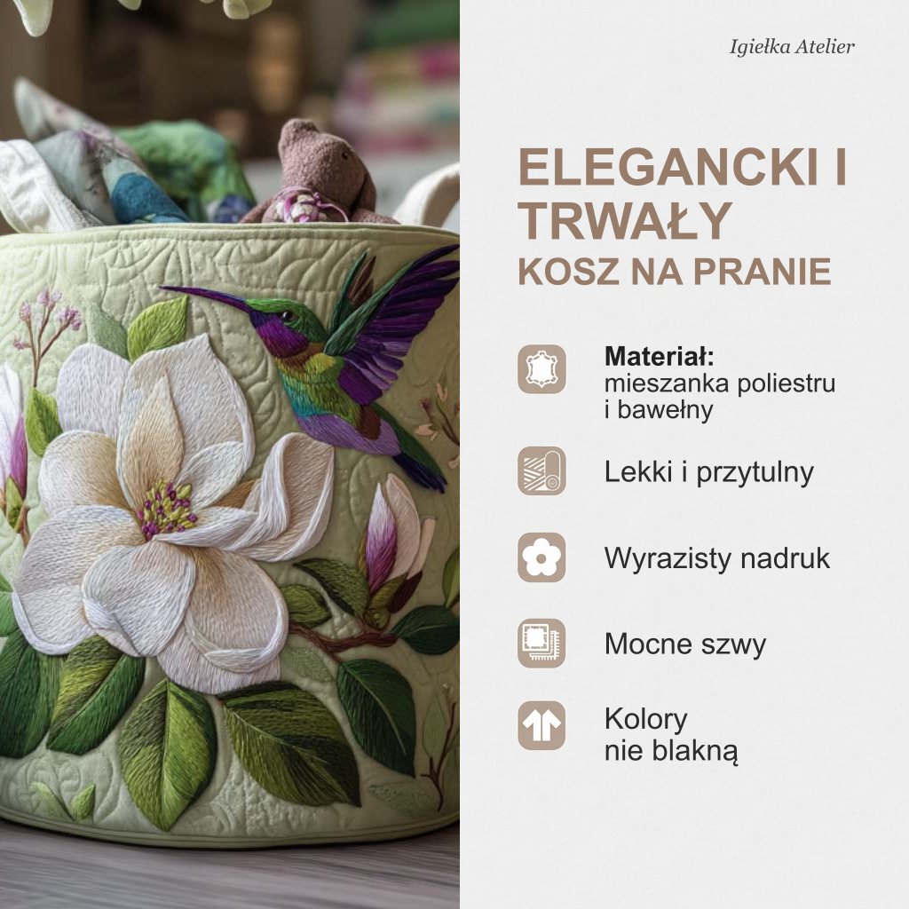 Cechy kosza na pranie