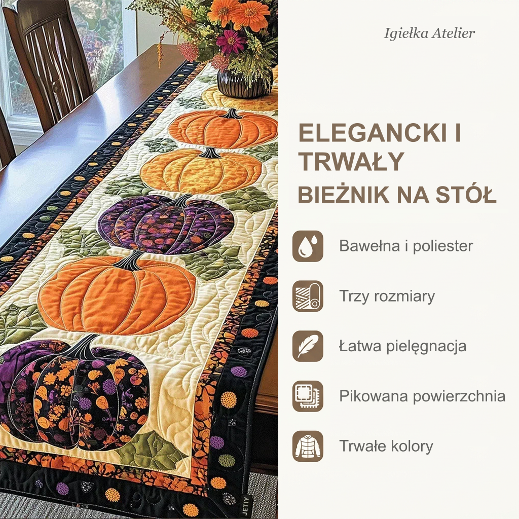 Cechy bieżnika na stół