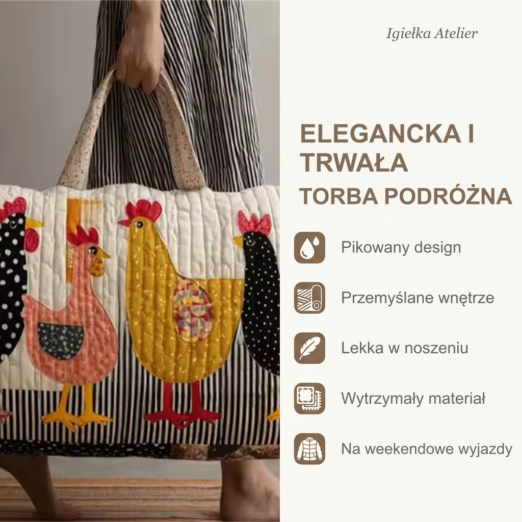 Cechy torby podróżnej