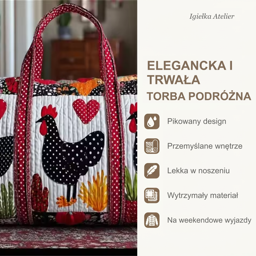 Cechy torby podróżnej