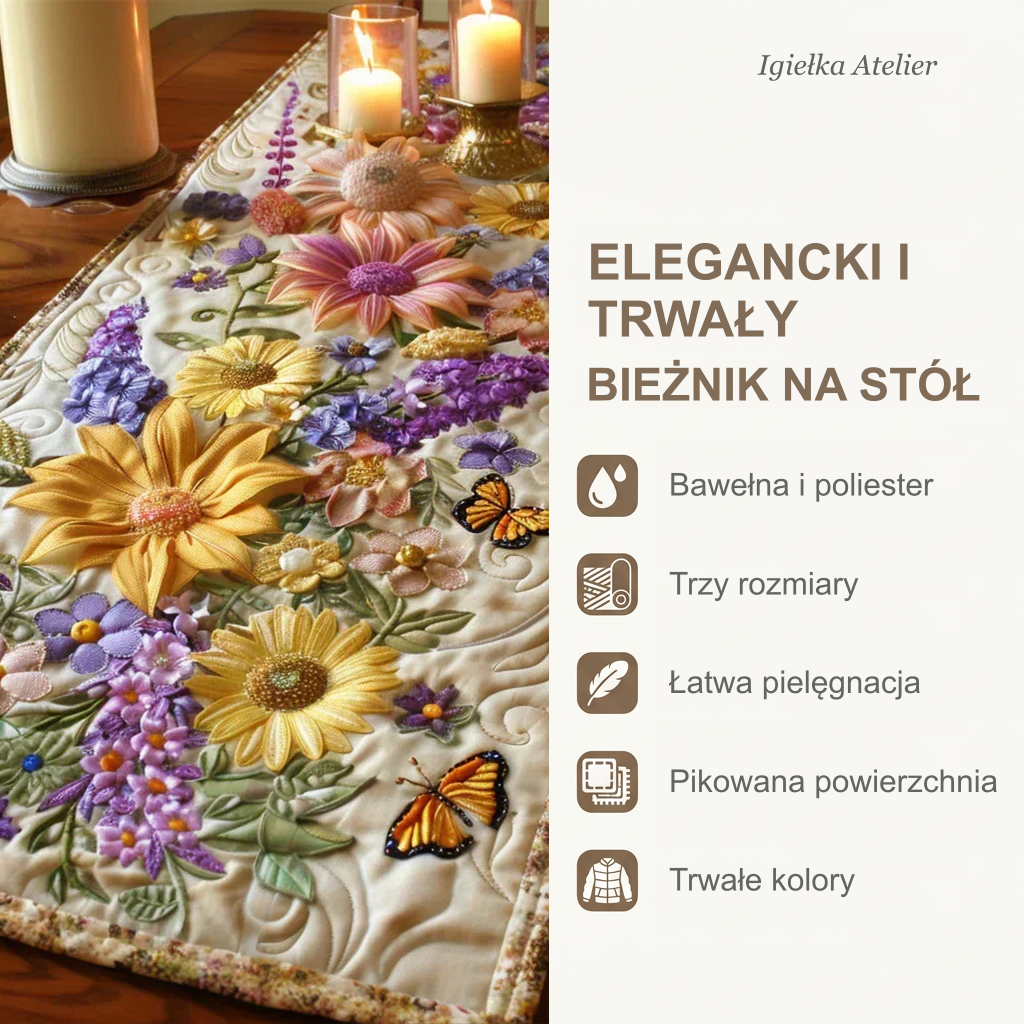 Cechy bieżnika na stół