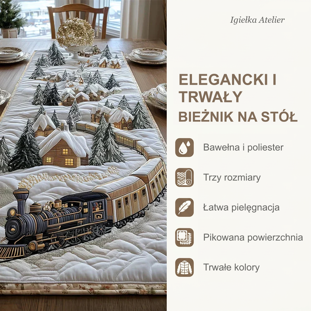 Cechy bieżnika na stół