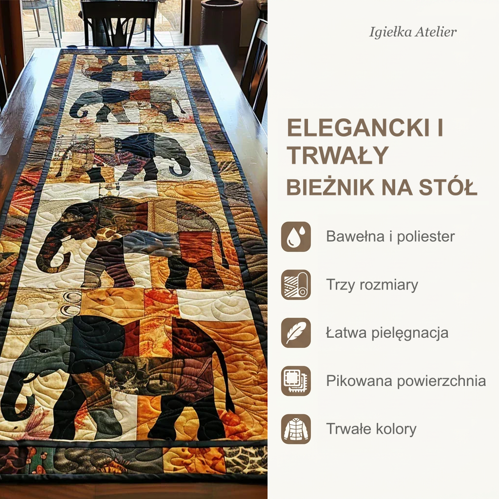 Cechy bieżnika na stół