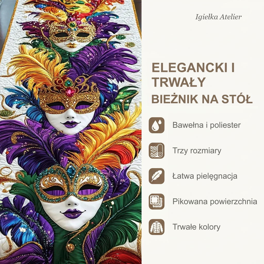 Cechy bieżnika na stół