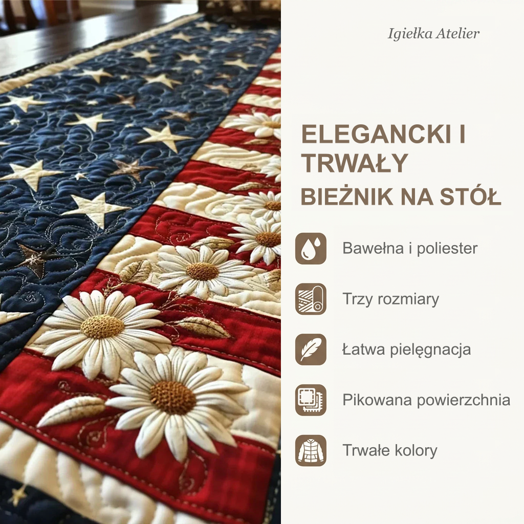 Cechy bieżnika na stół