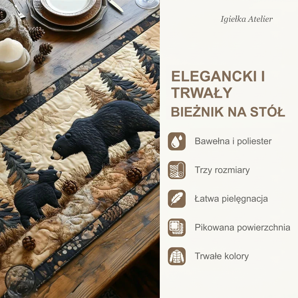 Cechy bieżnika na stół