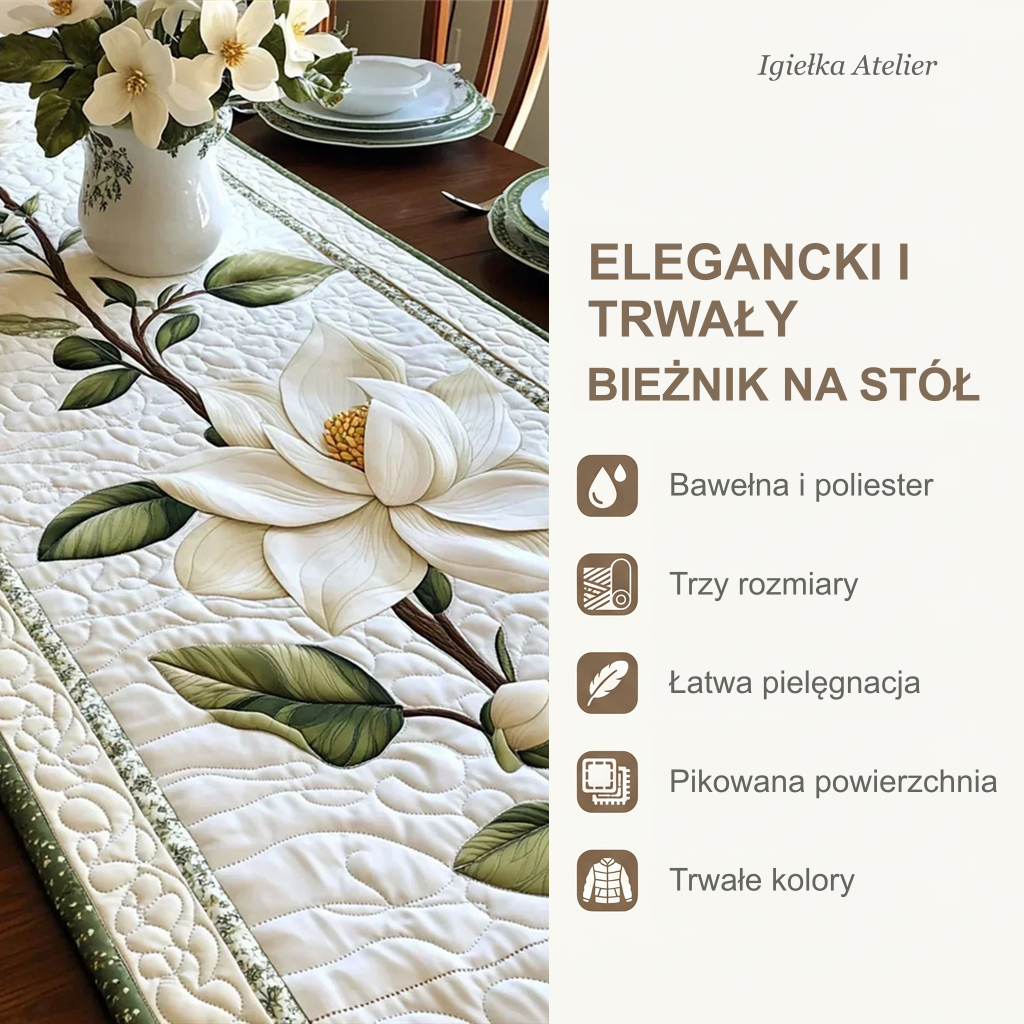 Cechy bieżnika na stół