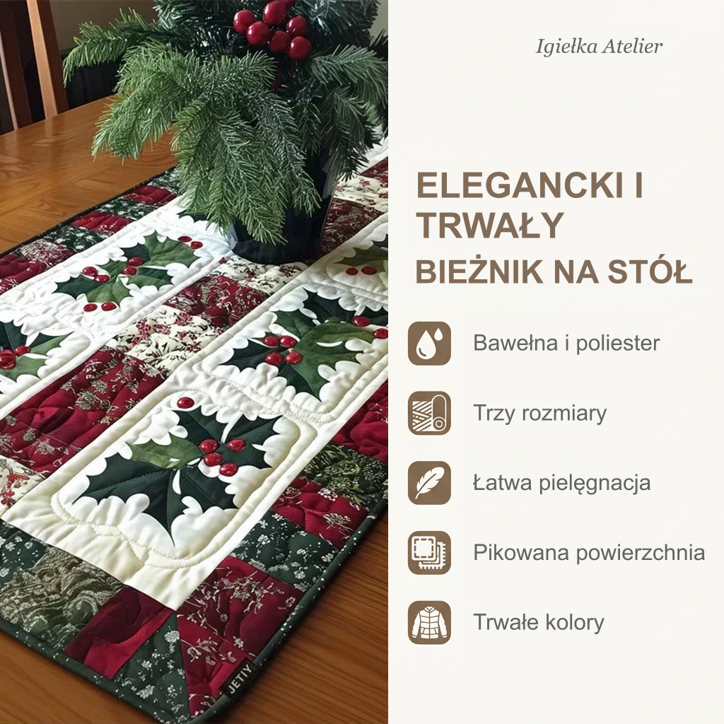 Cechy bieżnika na stół