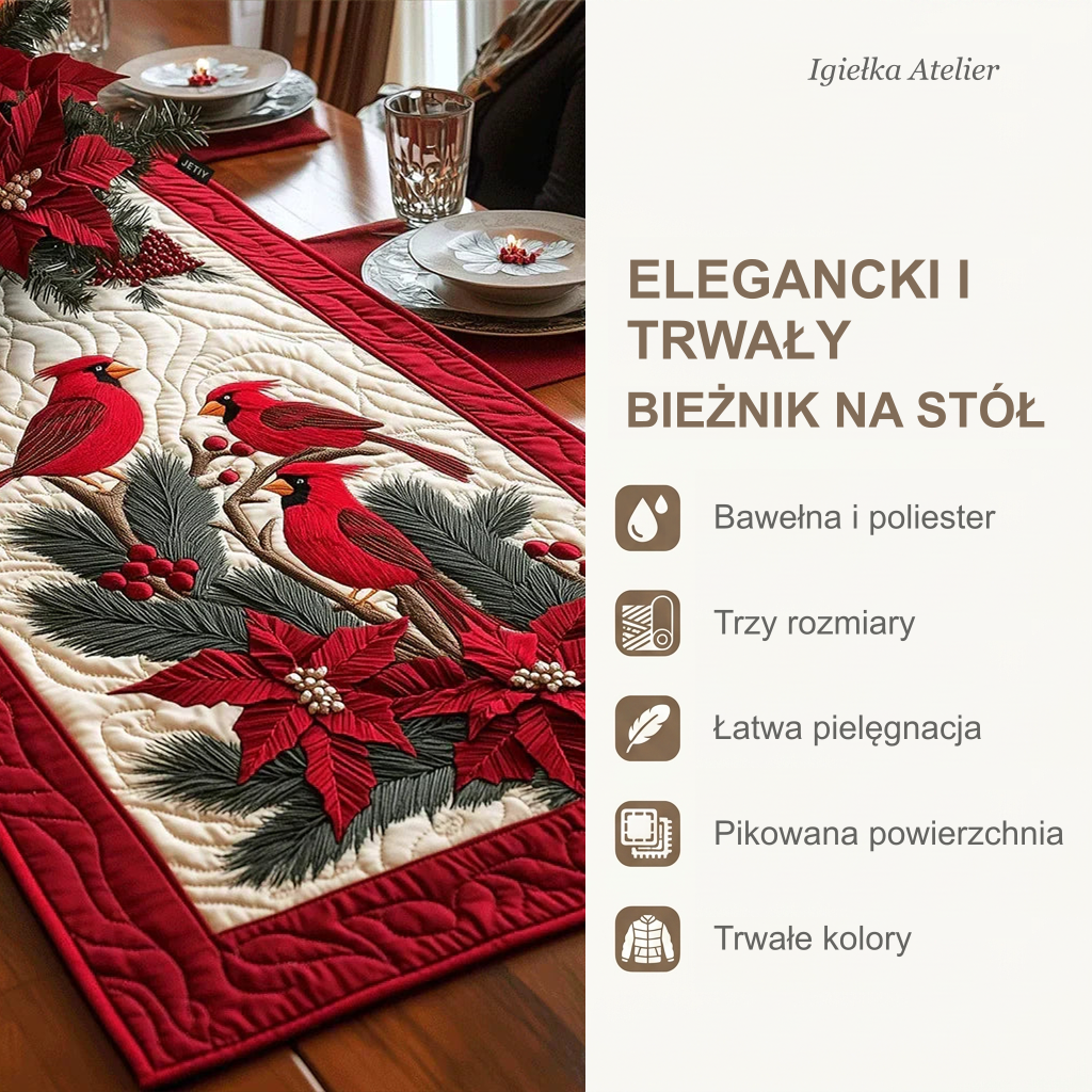Cechy bieżnika na stół