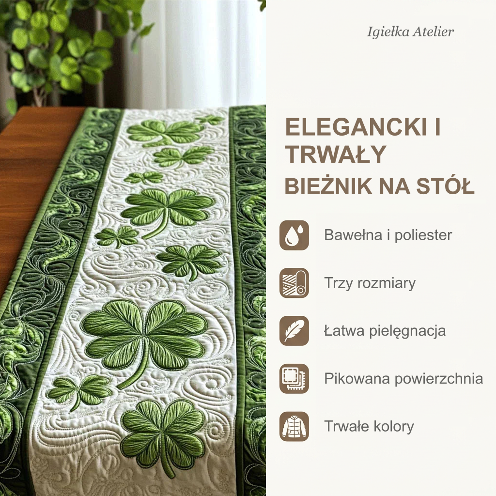 Cechy bieżnika na stół