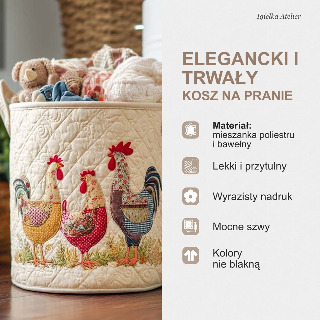 Cechy kosza na pranie