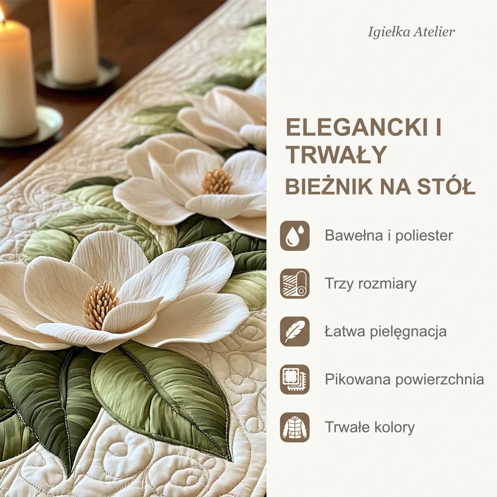 Cechy bieżnika na stół