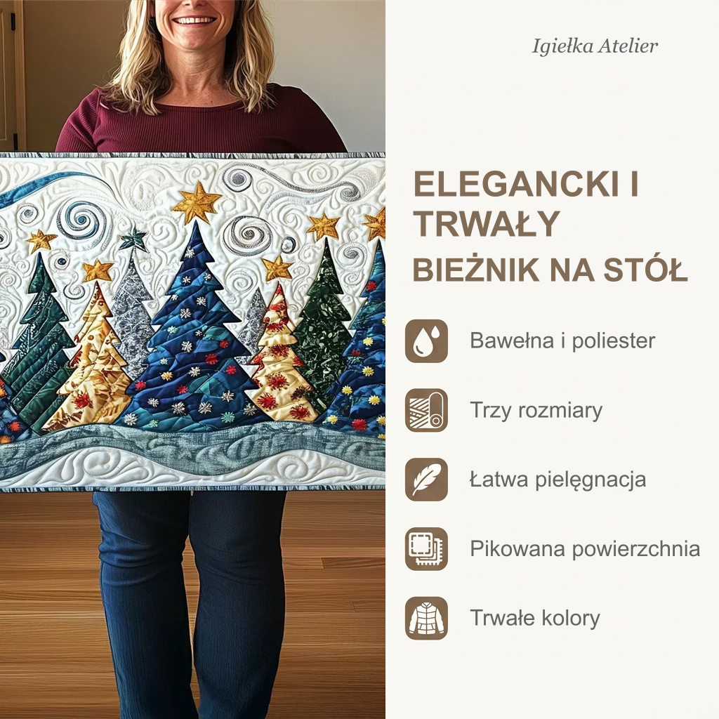 Cechy bieżnika na stół