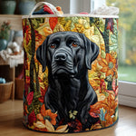 Czarny labrador – kosz na pranie