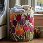 Tulipany – kosz na pranie