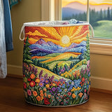 Kolorowy wschód słońca – kosz na pranie